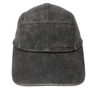 August Slideback 5 Panel Cap Gray One Size Adjustable Outdoor Blank Cotton